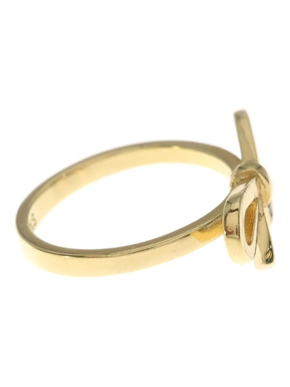 Dior Logo Ribbon Ring Gold - Picture 4 of 8
